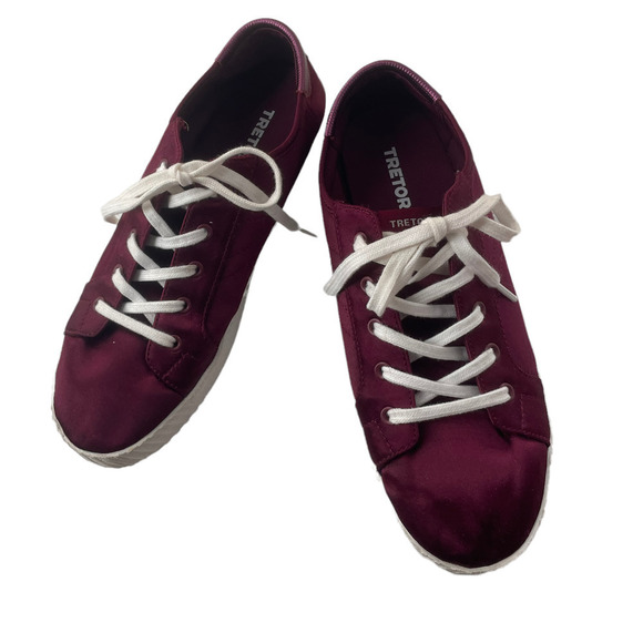 TRETORN BLAIRE BOLD lll SATIN SNEAKERS OXFORD WINE - Picture 4 of 6